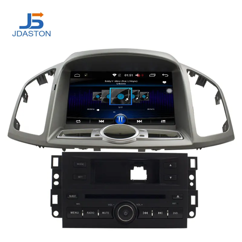 Sale JDASTON 8" Android 9.0 Car CD DVD Player For Chevrolet Captiva 2006 - 2015 GPS Navigation Auto Radio Audio RDS Wifi CANBUS Map 2