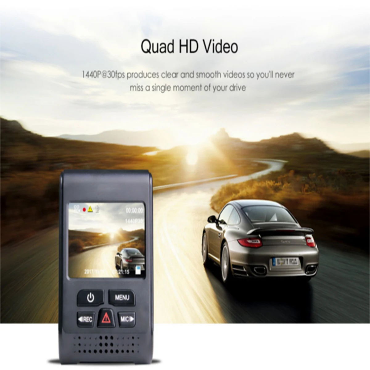 

A119 Car Video Recorder Camera PRO Version 1440P 2k 30fps 7G Lens And F1.8 Aperture Car DVR Without GPS F1.6 Dashcam