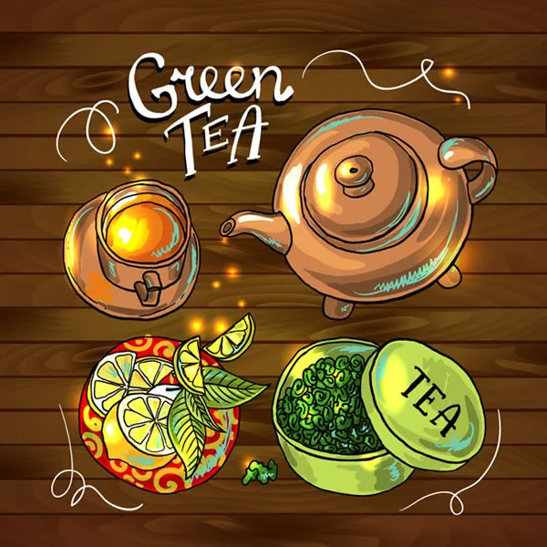 Diamond Embroidery 5d Diy Painting Cartoon Picture Delicious Green Tea Cross Stitch Mosaic Home Kids Room Decor | Дом и сад