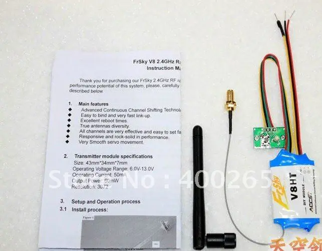 FrSky 2.4G DIY RF Module V8HT UPGRDE F PPM Transmittertransmitter