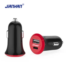 Dual Ports USB Car Charger USB 3.1 Type C USB C Port and USB 2.0 Port Car Charger 5V 3A Adapter for Huawei Samsung LG for iPhone car usb waterproof charger dual usb 12v 24v 3 1a ship type dual usb car charger voltmeter adapter for samsung iphone
