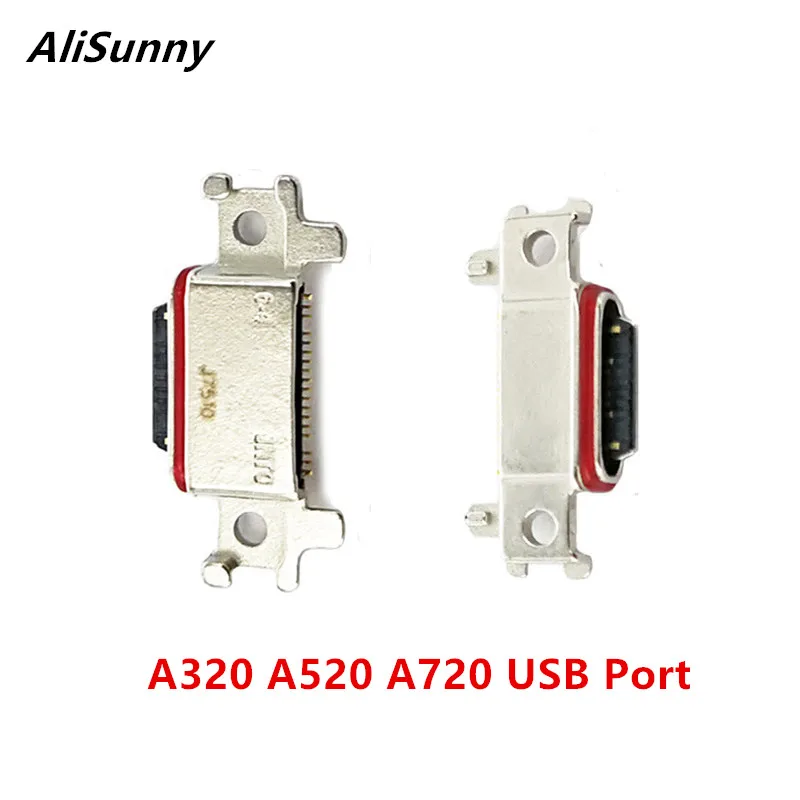AliSunny 5 шт. USB док-станция Разъем для SamSung Galaxy A320 A520 A720 зарядное устройство Порт Микро разъем A3 A5 A7 запчасти
