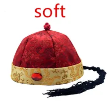  NEW styles Embroidered Braid Skullcap Crown Prince Cap Adult Women Men Landlord Hat Emperor's Hat In China Qing Dynasty 