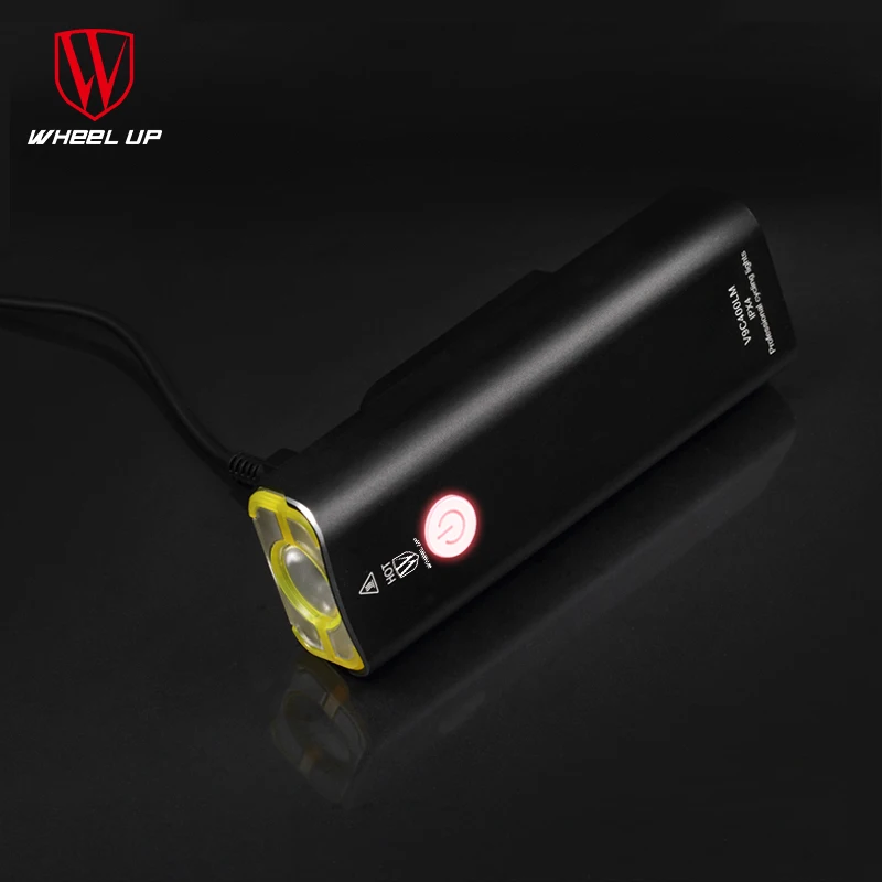 Excellent WHEEL UP 2018 Bicycle Light Usb Rechargeable Led Light Battery Flashlight Front  Handlebar Torch Headlight Bicycle Accessories 4