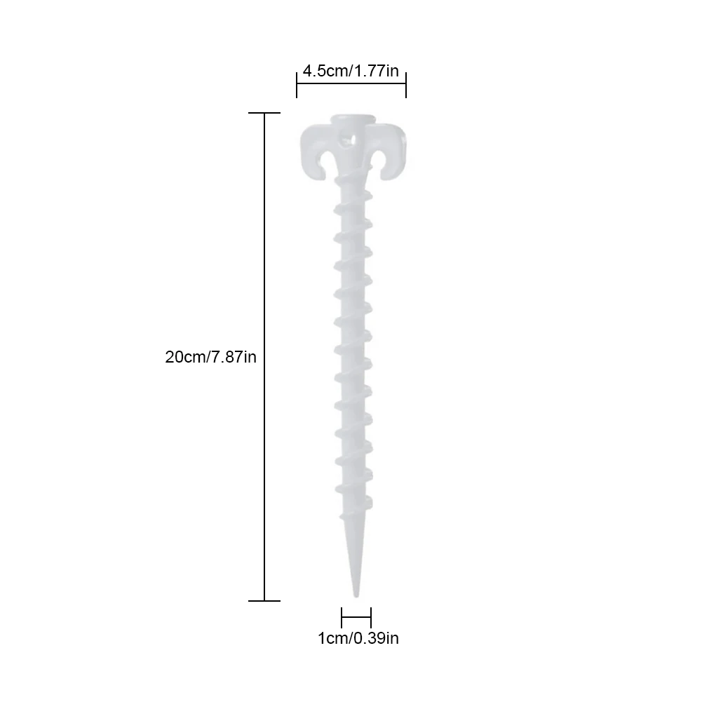 5 шт. светящийся навес для кемпинга, палатки, заземленные винтовые колышки, роговые гвозди, наружные альпинистские палатки, пластиковые наземные гвозди, аксессуары для палаток