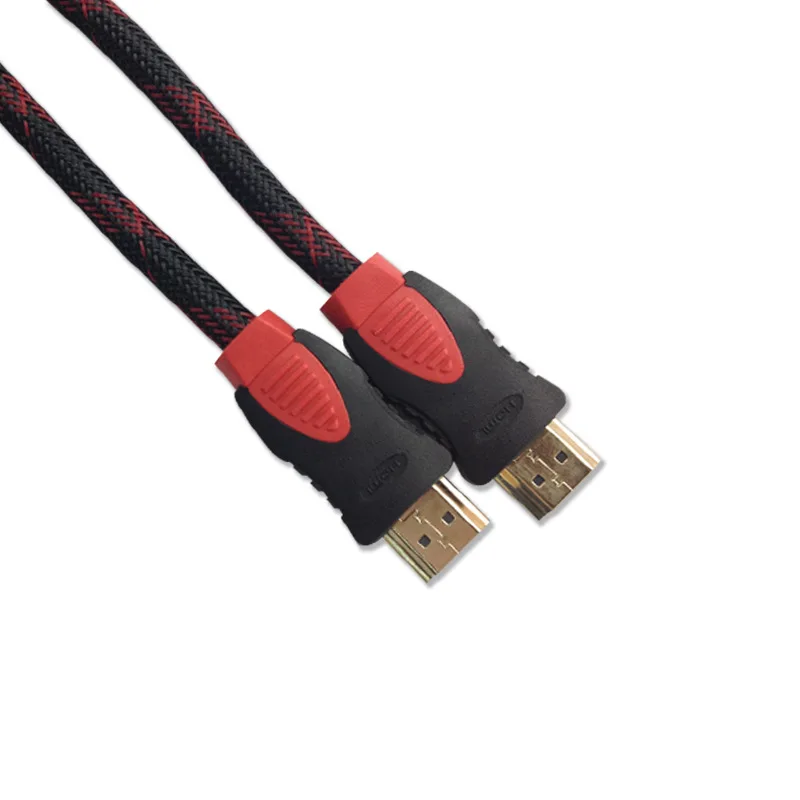 50 шт./лот HDMI к HDMI кабель v1.4 аудио/видео кабель 1,5 м кабель Версия 1,4 Золото 1080P 100 шт./лот бесплатно