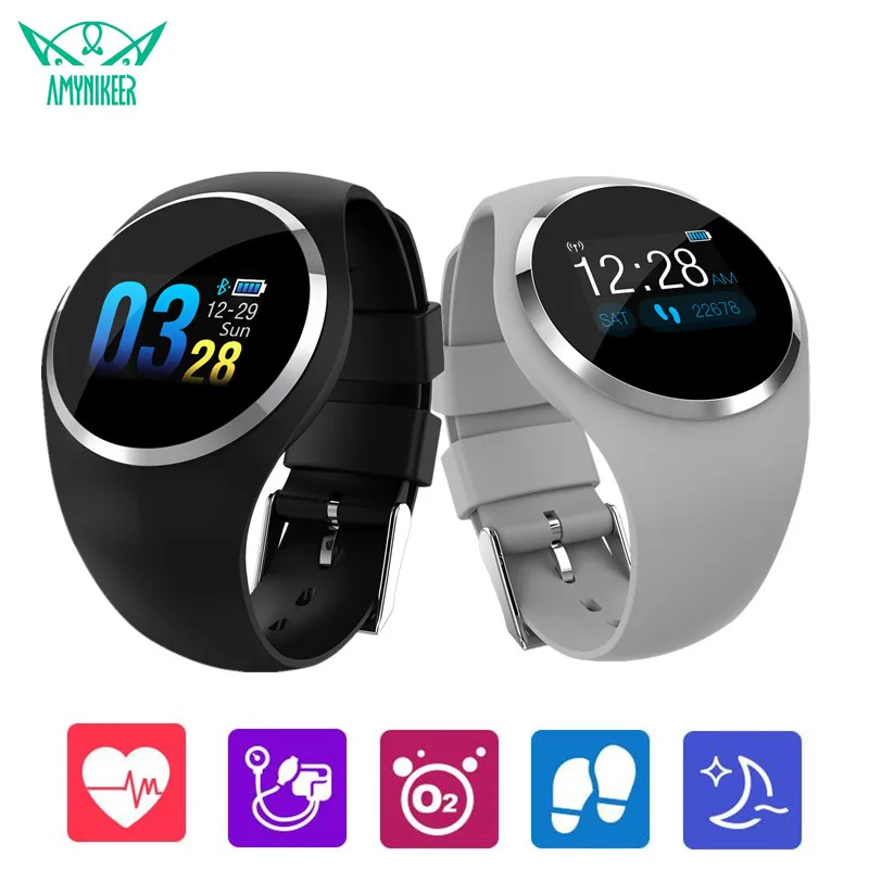 

Smart watch Q1 Waterproof Pedometer Sleep Heart Rate Blood Pressure Monitoring Fitness Bracelet Men ladies watch for Android IOS