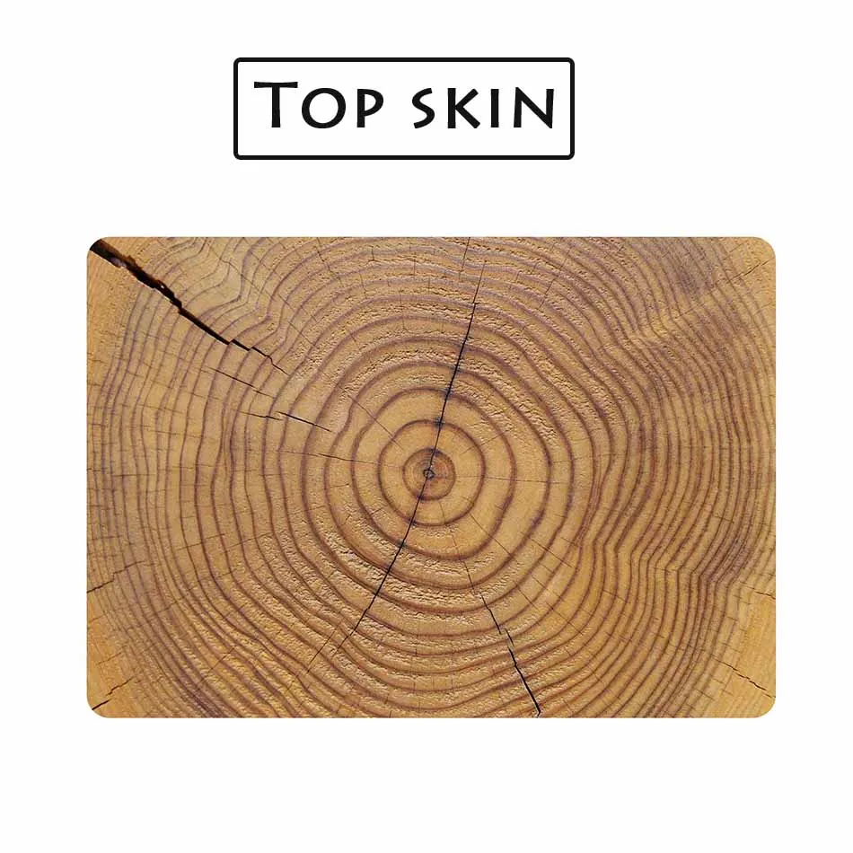 Oak Wood Texture Full Cover Skin for Apple Macbook Air Pro Retina 11 12 13 15 inch HP Notebook Protective Laptop Decal Sticker