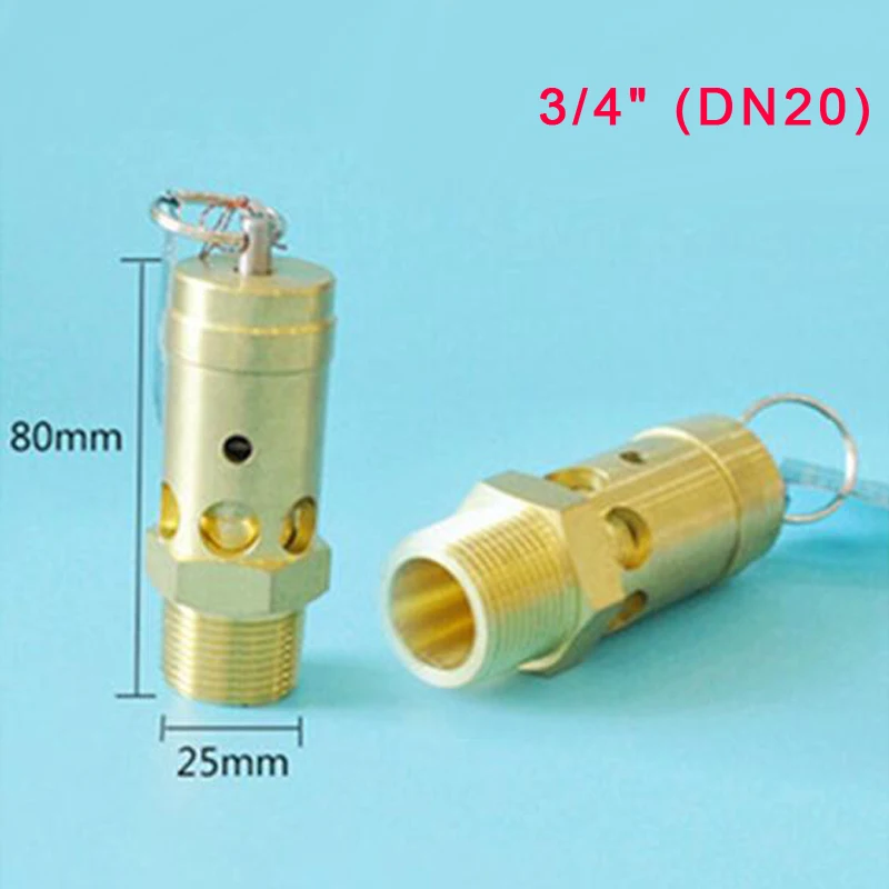 1/" 3/4" " 0.8Mpa 1.6Mpa клапан с наружной резьбой вытяжной кольцевой клапан безопасности для воздушного компрессора винтовой машины котла