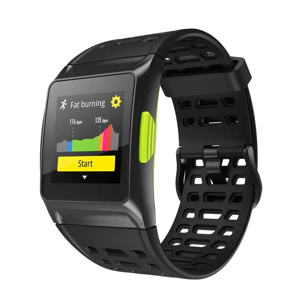 Makibes BR1 gps Strava Multisport умные часы пульсометр Фитнес браслет IP67 цветной дисплей браслет для Android iOS