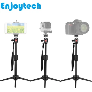 

New Aluminum Alloy Extendable Selfie Stick with Mini Tripod for iPhone Xiaomi Samsung Huawei Phones Monopod for Gopro SLR Camera