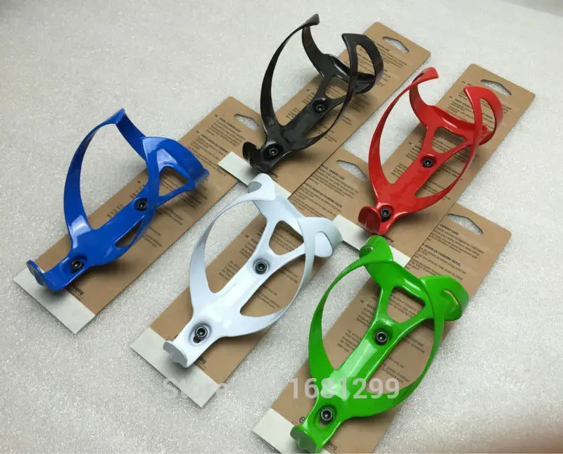 

Newest Road bicycle full carbon water bottle cages Mountain bike carbon bottle holder 8 color with cardboard bolts Free ship