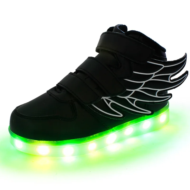 KRIATIV новые европейские размеры 25-37 Детские светящиеся кроссовки светящиеся для мальчиков и девочек Детский Светильник обувь светодиодный светящиеся кроссовки