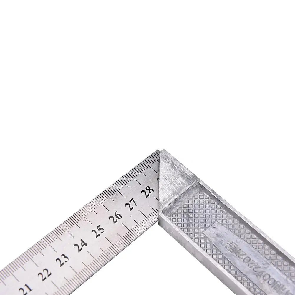 300 мм Многофункциональный Нержавеющая сталь правый измерения угол Площади Правитель угол площади Инструменты