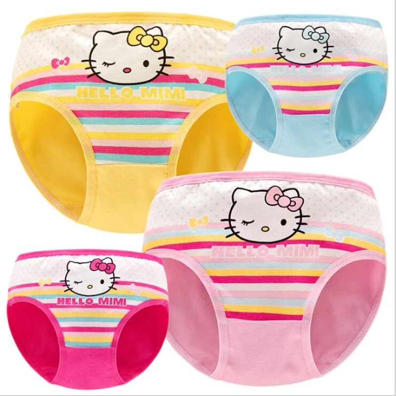 

4Pcs/Lot Girls Underwear Brand Girls Panty Toddler Baby Girls Briefs Panties Underwear Shorts Children's Briefs