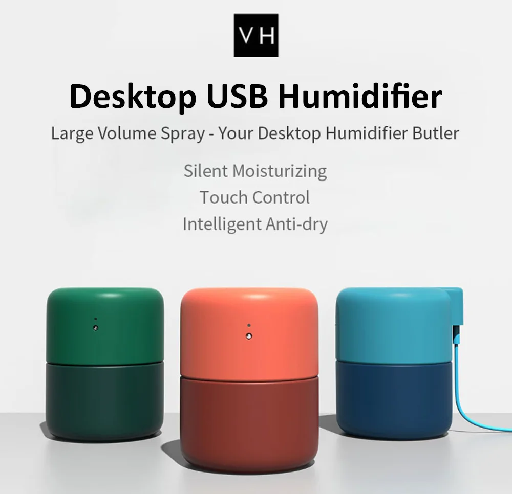 Xiaomi youpin VH диффузный Настольный usb-увлажнитель