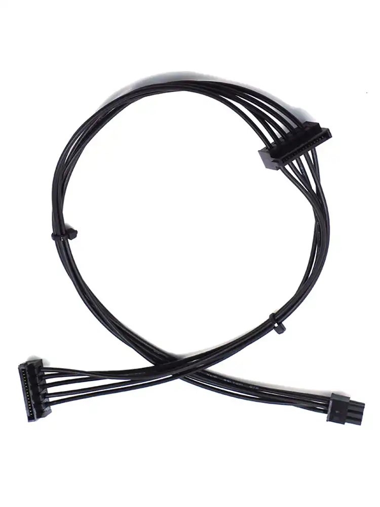 Mini 6 Pin To 2 Sata 15pin Power Supply Cable For Dell 3250 3268 3650 Computer Cables Connectors Aliexpress