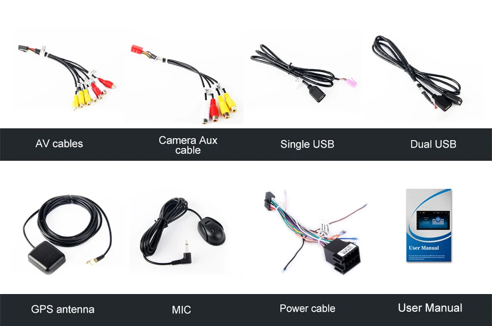 Top Dasaita 7" Android 8.1 Car GPS Player Navi for Universal Car Console Size  176mm*102mm with 2G+16G Quad Core Autoradio 4G 26