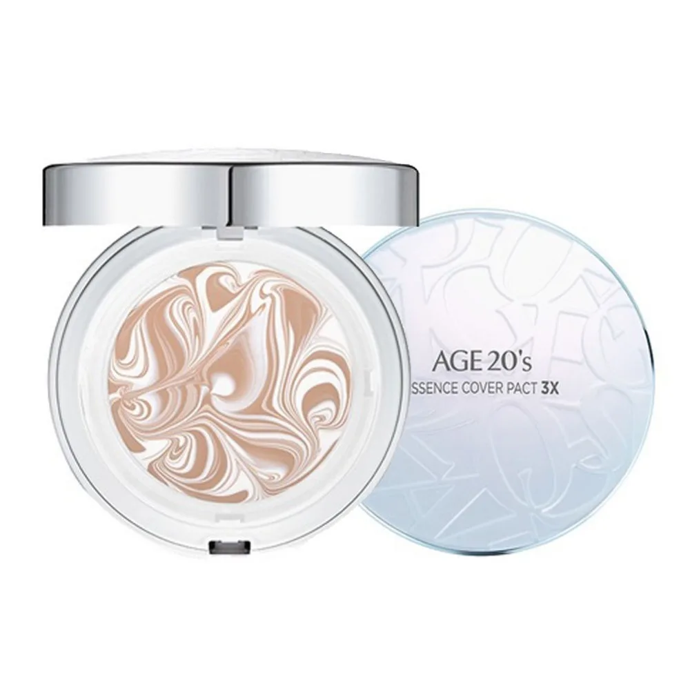 

[Age 20's] Essence Cover Pact Pink White(Case+ 2 Refill+ 2 Puffs)