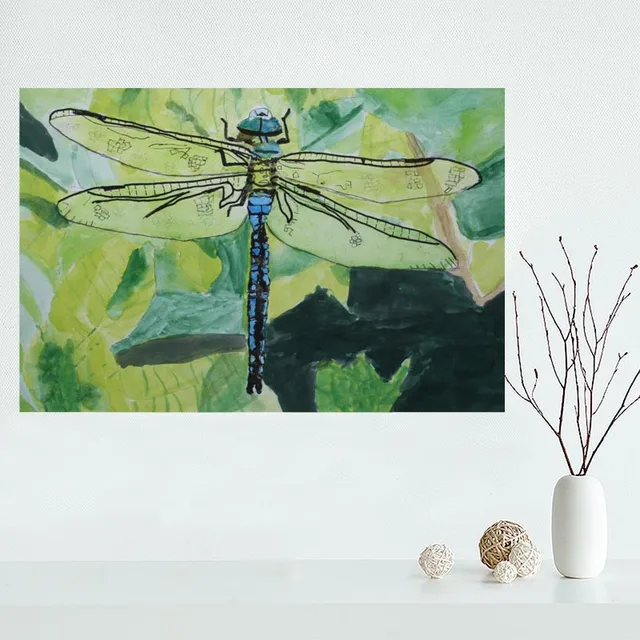 Nice Custom Dragonfly Insect Canvas Poster Print Painting Art Wall Silk Cloth Fabric Nice Custom Dragonfly Insect Canvas Poster Print Painting Art Wall Silk Cloth Fabric