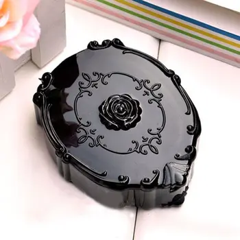 

2PCS/LOT New Fashion Rose Contact Lenses Case Box Eyewear Cases Gift & Bags Glasses Free shipping