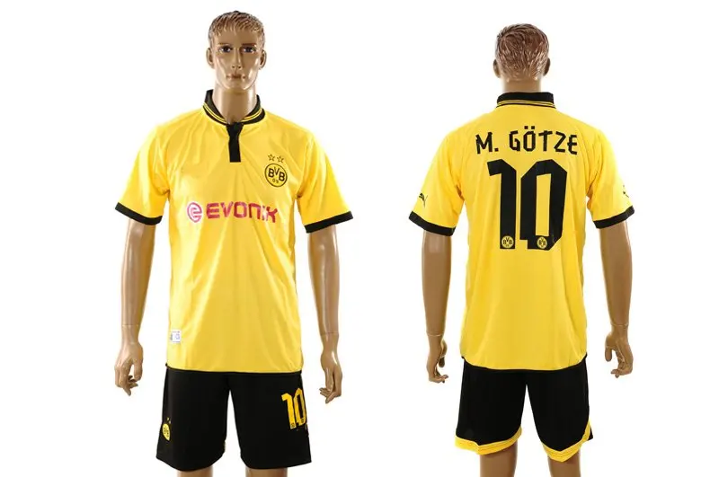 2012 2013 Season Borussia Dortmund Home yellow football ...