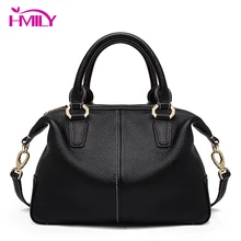 HMILY женские сумки-мессенджеры из натуральной кожи, женские сумки на плечо, большие вместительные сумки из коровьей кожи, женские сумки