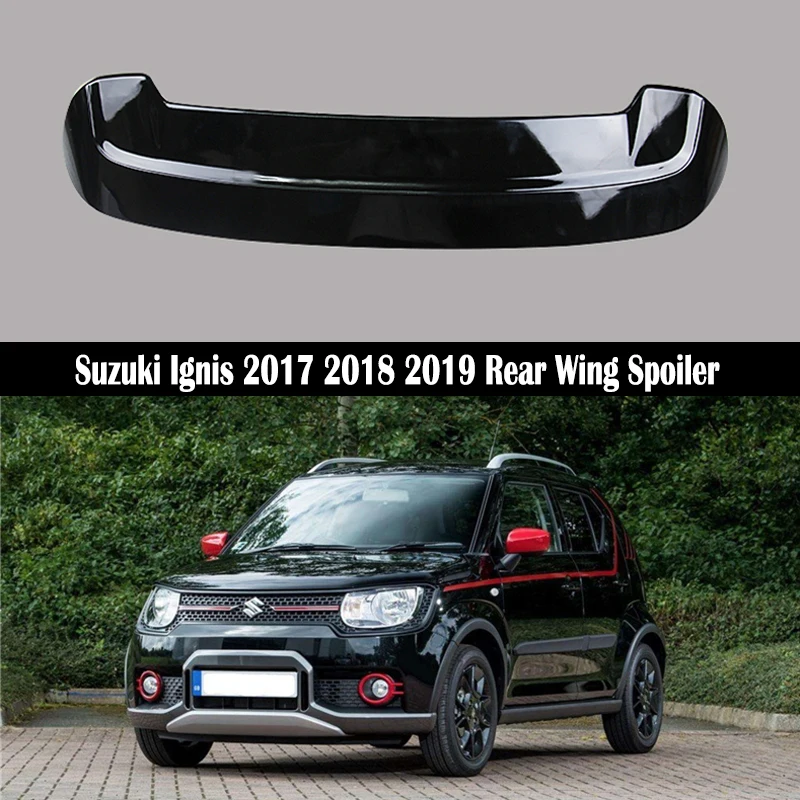 Спойлер заднего крыла для Suzuki Ignis 2017 2018 2019 спойлеры багажника крыльев краски ABS 3M