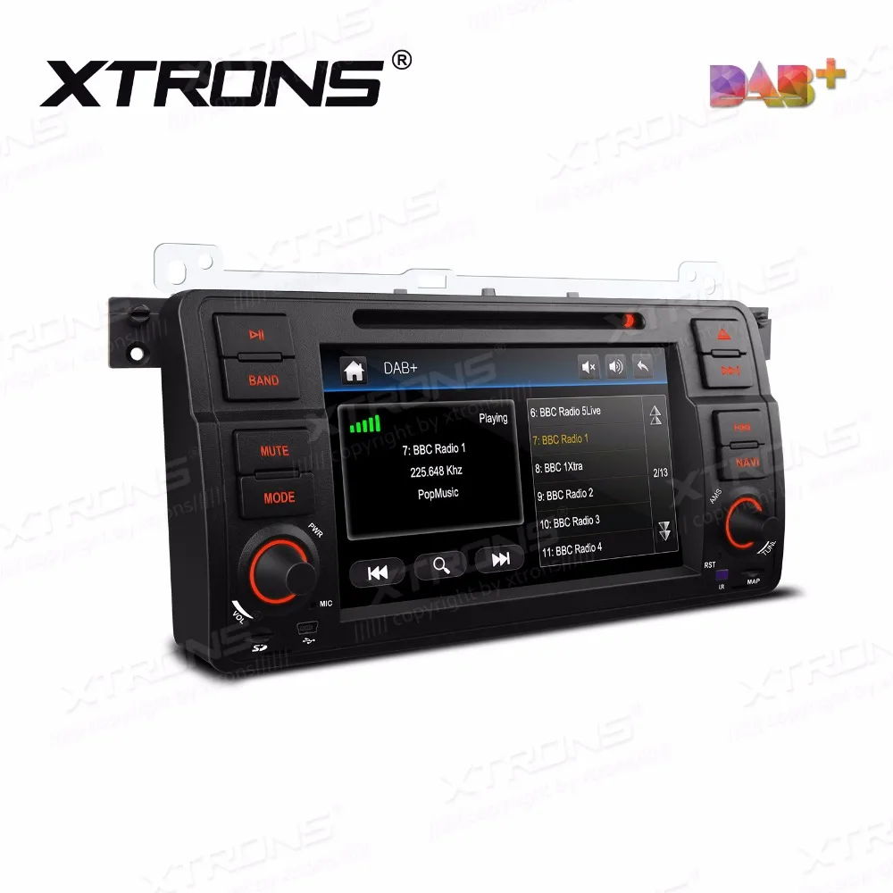 Perfect XTRONS 7 inch Car DVD Player 2 din Radio DAB+Canbus GPS Navigation For BMW E46 / Rover 75 1999-2005 / MG ZT 2001 2002 2003- 2005 1