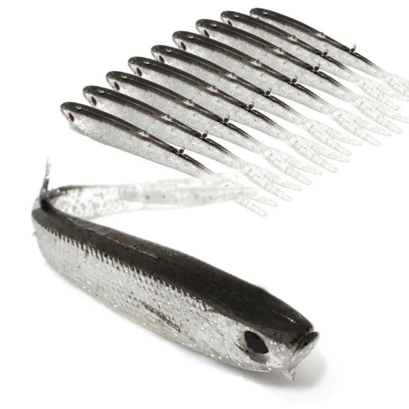 

Loach Soft Lure 10pcs/set Fishing Shad Fishing Worm Swimbaits Jig Head Soft Lure Fly Fishing Bait Fishing Lures