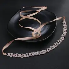 2019 Newest Wedding Belts and Sashes for Wedding Dress Alloy Rhinestone Sash Bridal Accessories for Ladies