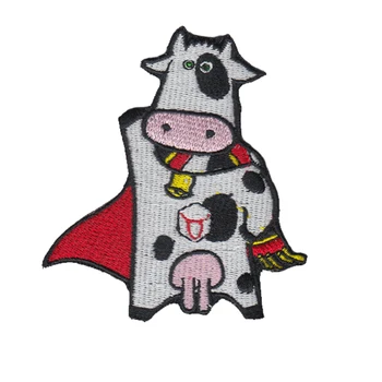

clothes fabric patch sew 10pcs animal cow patch sew on Motif Applique garment embroidery patch DIY accessory free shipping