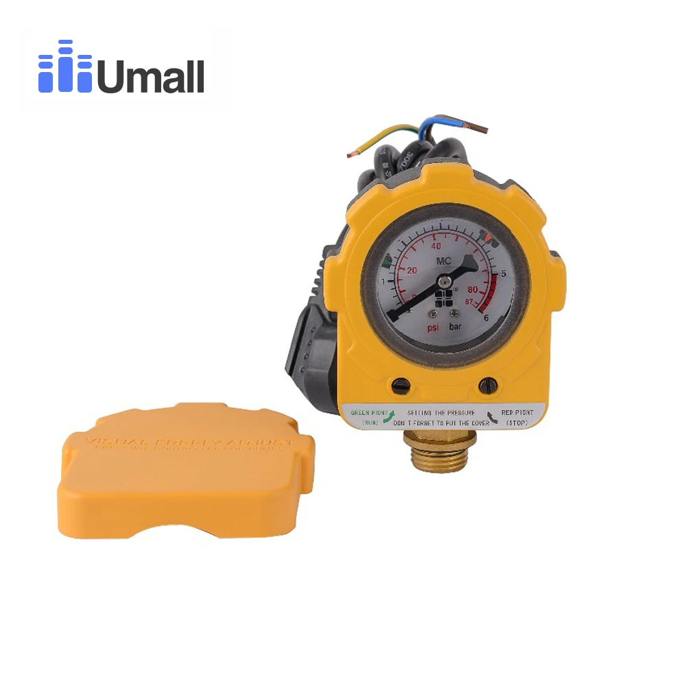 

AU plug 6 bars Water Pump Automatic Digital Intelligent Photoelectric Adjustable Electronic Protected Pressure Switch Controller