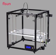 Алюминиевый Structrue i3 3d Печатная Машина Большой 3d Печати Размер 260*260*350 мм С Подогревом Кровать С Двумя рулоны Нить SD Card