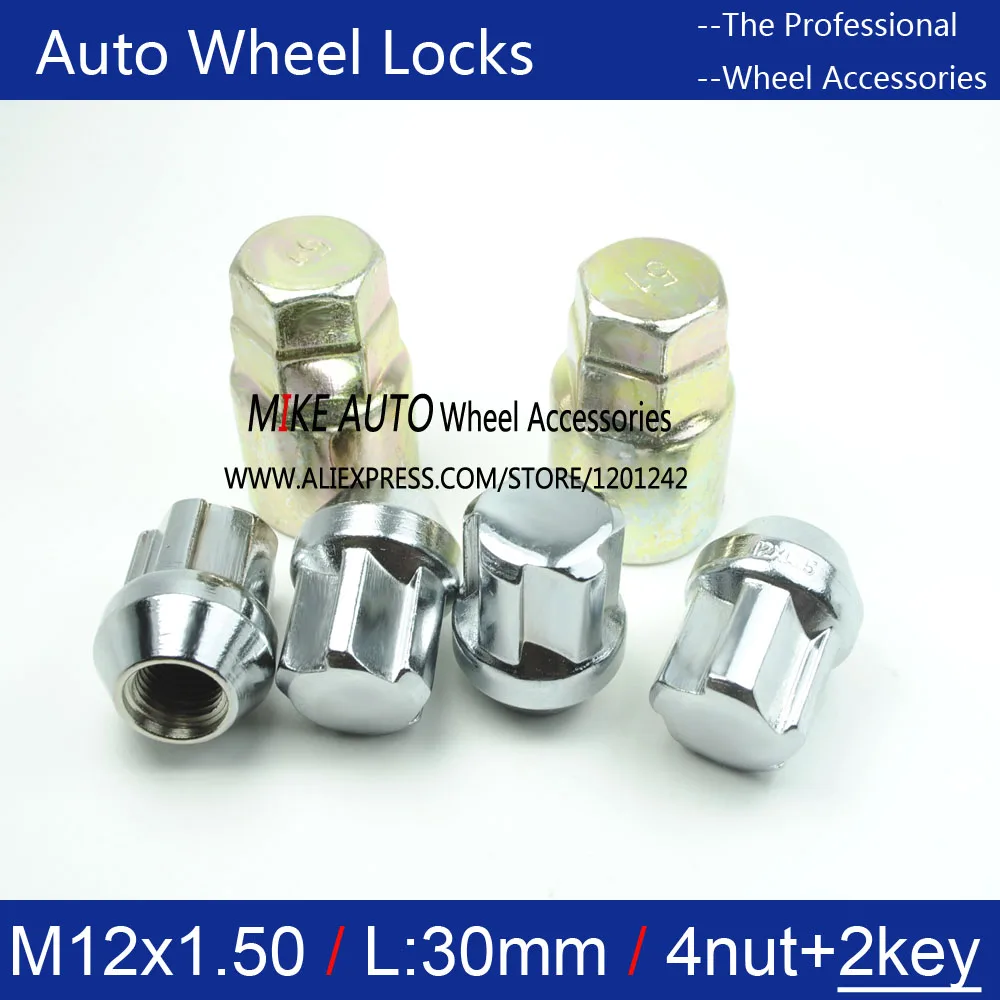 94-98 Black Locking Wheel Nuts 12x1.5 Bolts for Mazda 323F V6 Mk7 