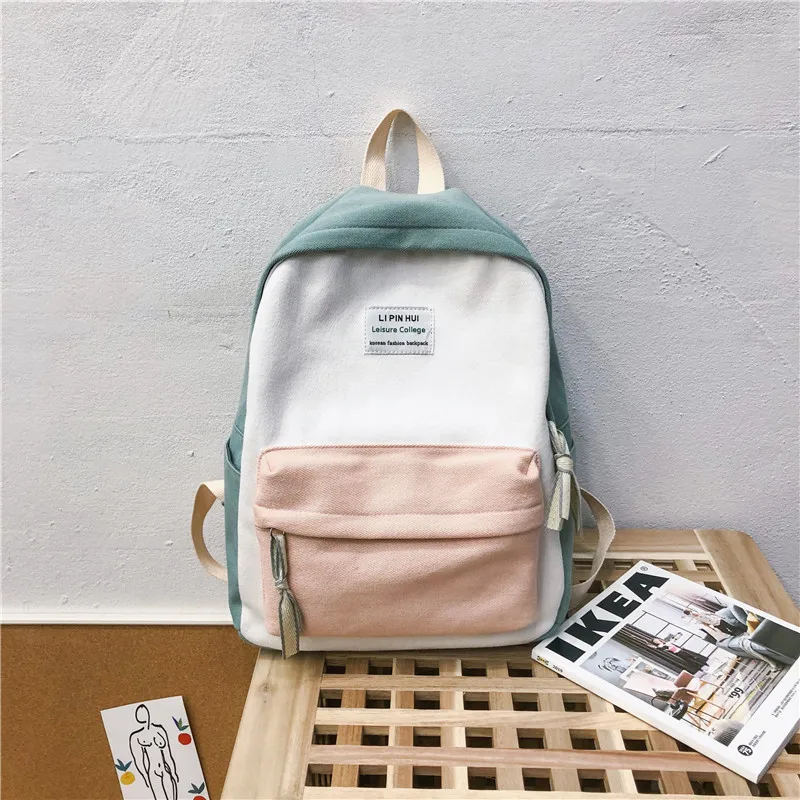 قماش النساء على ظهره خليط عارضة مزدوجة Shouler حقائب مدرسة حقائب للمراهقين فتاة mochila الأنثوية الطلاب حقيبة قماش النساء على ظهره خليط عارضة مزدوجة Shouler حقائب مدرسة حقائب للمراهقين فتاة mochila الأنثوية الطلاب حقيبة