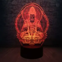 Распродажа Новинка Будда Usb 3d ночной Светильник для создания уютной атмосферы светодиодные лампы Luminaria Ночник подарок на Рождество День рождения стол Rgb Lamparas