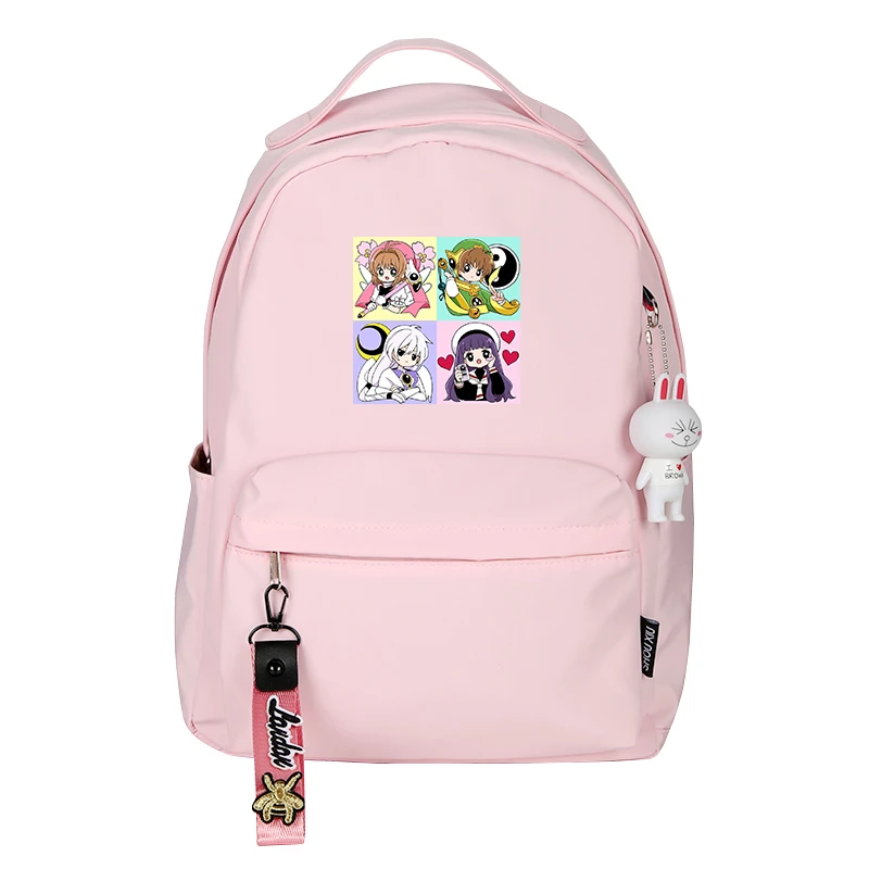 Anime Card Captor SAKURA Kawaii Women Backpack SAKURA Cute Backpack