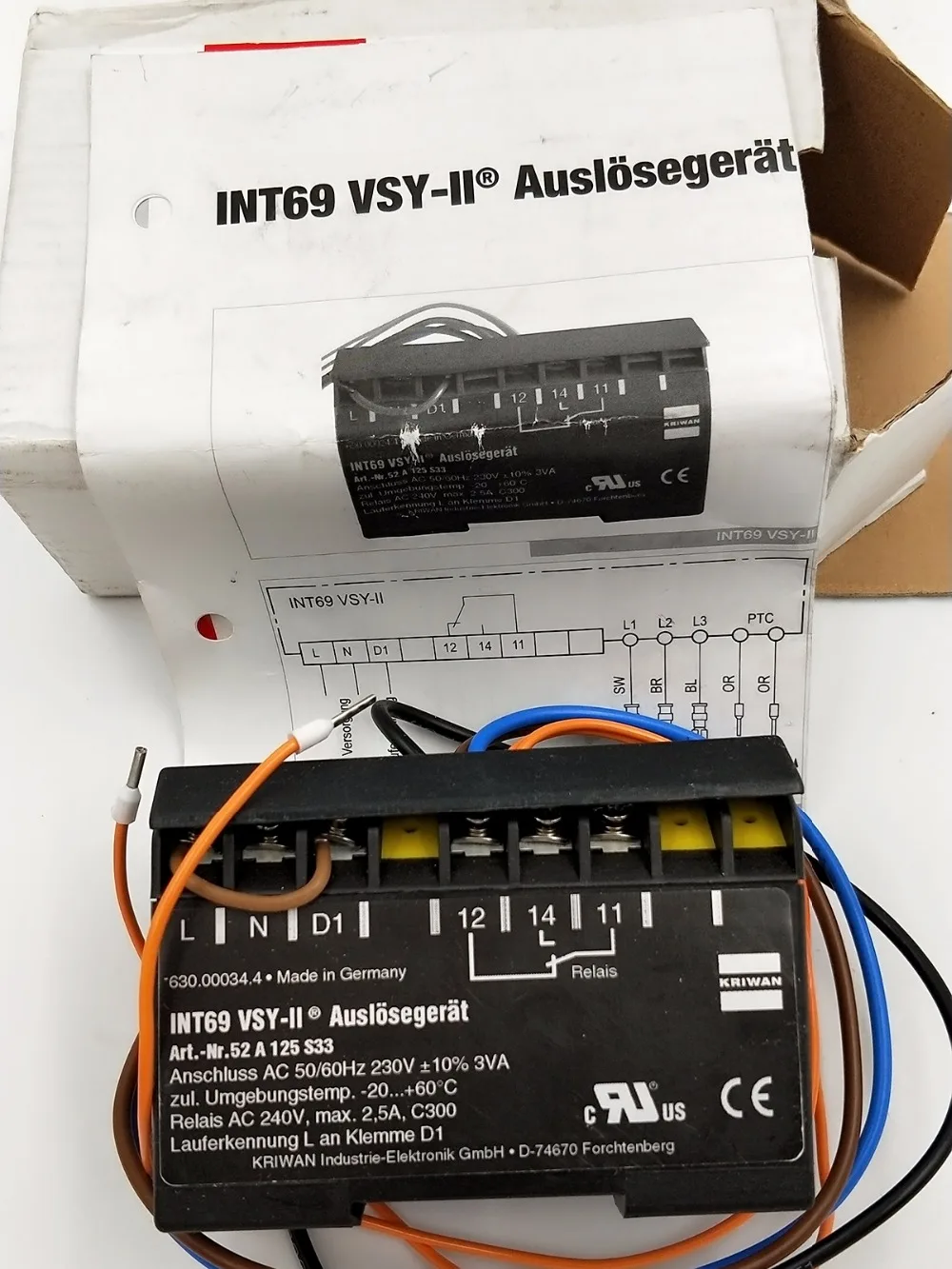 Новое и оригинальное защитное реле двигателя INT69VSY-II 52A125S33 | Инструменты