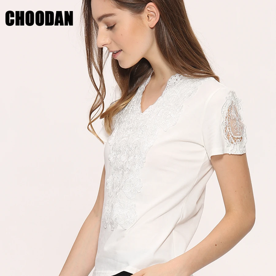 593 lace blouse shirt women  (1)