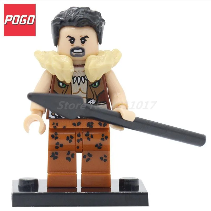 POGO Super Heroes Kraven The Hunter DIY Model Building Block Toys Single Sale PG071 Classic Kids