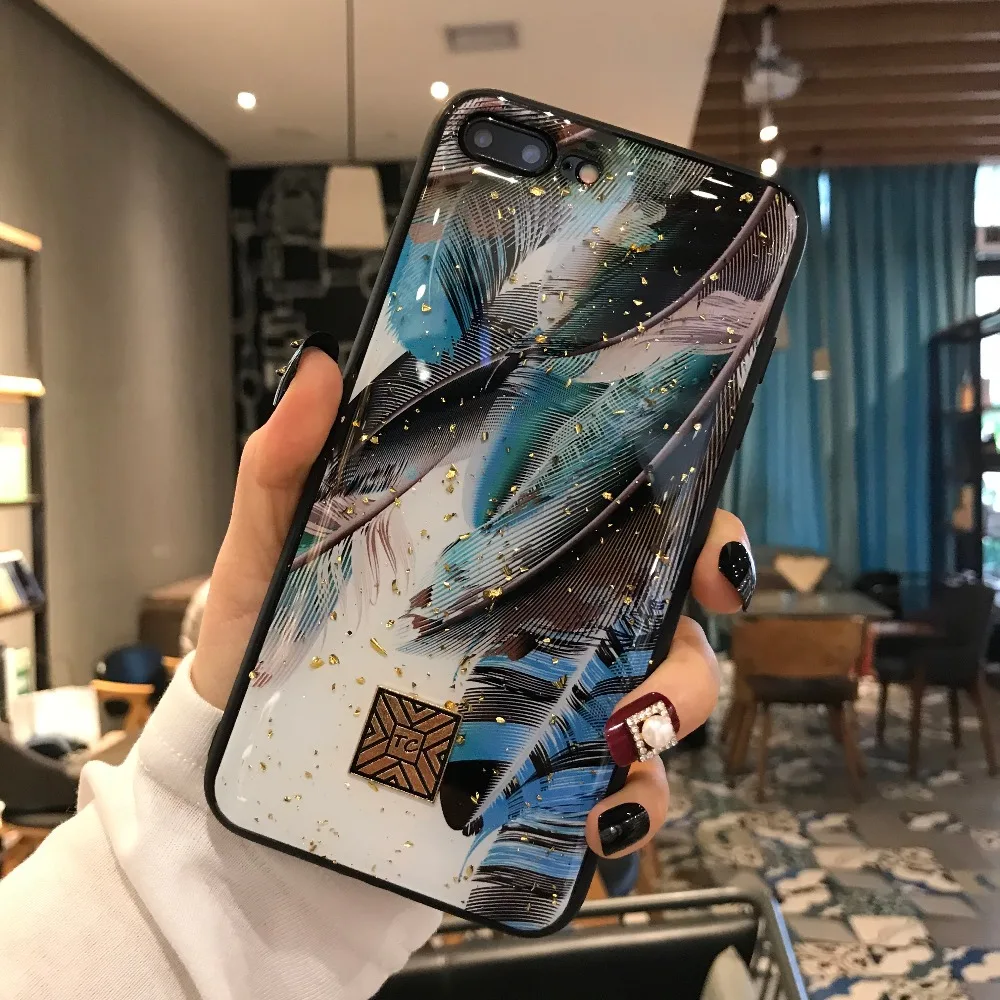 Блестящий золотой мраморный чехол для iPhone X XS Max XR 7, мягкий ТПУ гранитный чехол с геометрическим рисунком для iPhone 7, 8, 6, 6s Plus, чехол для телефона