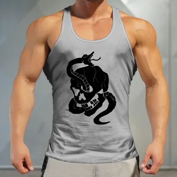 

2018 Top Male printing Outdoor Sports Running Vests Men Quick Dry Athletic Fit Undershirts Sleeveless Shirts Training Man