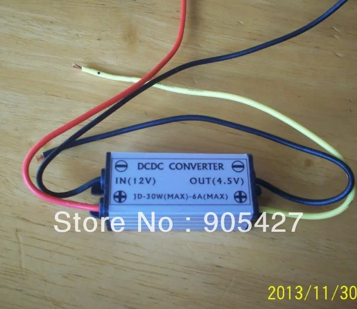 DC to DC Voltage Converter voltage Regulator from 12VDC to 4.5VDCin