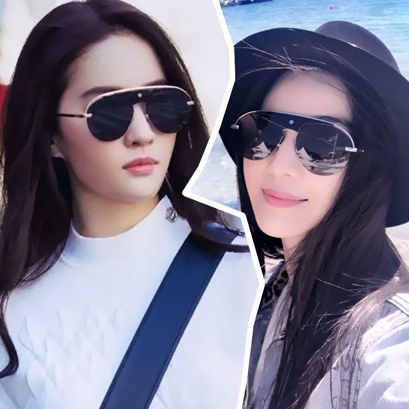 

2019 Oversized Sunglasses Women Brand Designer Vintage Big Frame Sun Glasses Ladies Shades Travel Clout Goggles