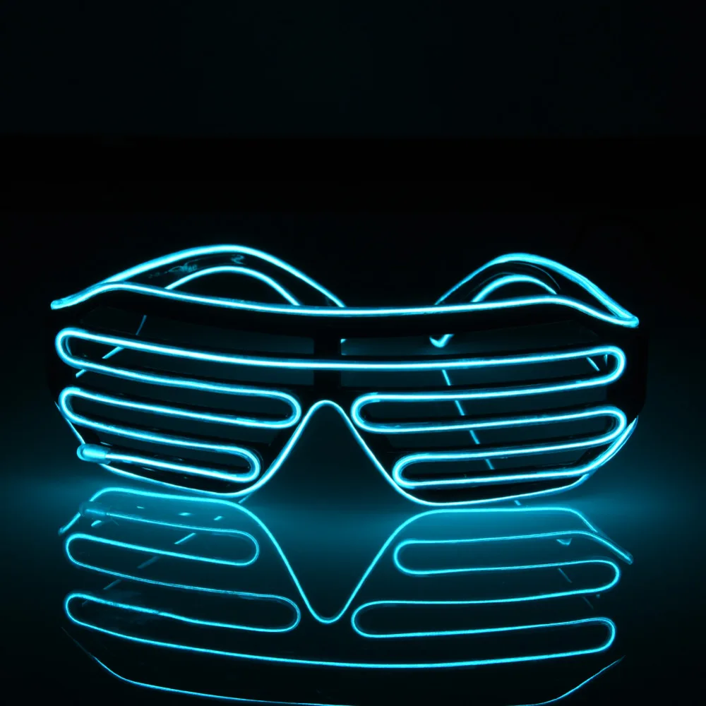 Флуоресцентные очки Flaring для вечевечерние танцевальный светящийся DJ модные
