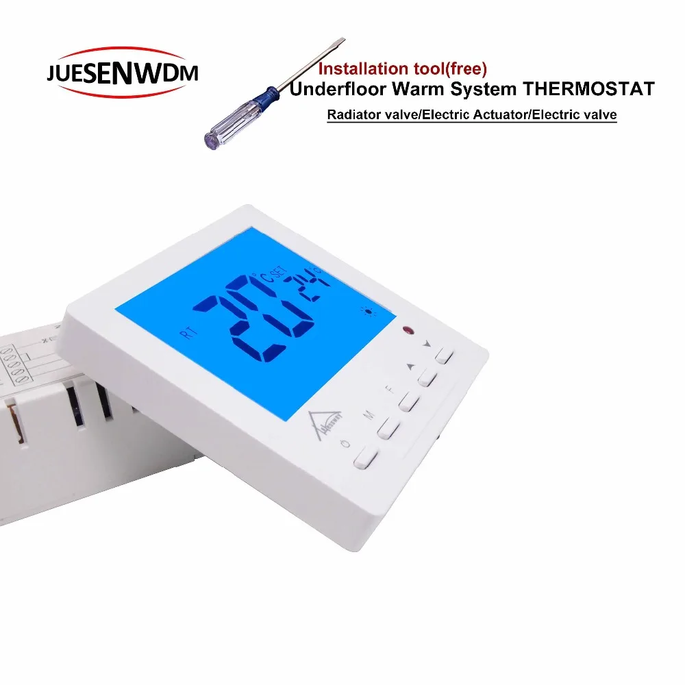Встроенный термостат для подогрева воды для напольных теплых систем