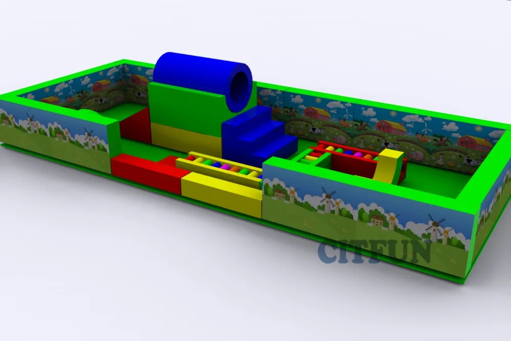 toddler indoor soft playground for sale with CE certified CIT SP160219