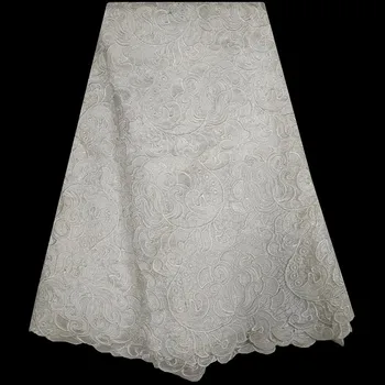 

High Class Embroidery Cord Lace Fabric For Party Dress African Lace Fabric Fashion African Guipure Lace Fabric A1273