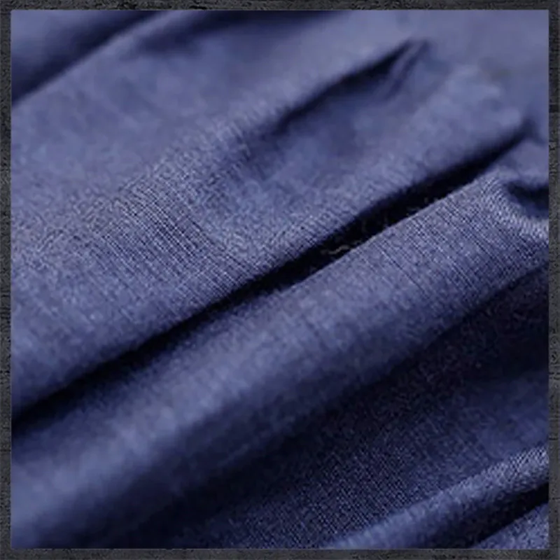 Осенняя повседневная темно-синяя шелковая рубашка, женская блузка, женская блуза с длинным рукавом-фонариком, винтажные женские блузки, рубашка со стоячим воротником